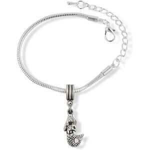 Mermaid Long Hair to The Waist and face Showing Bracelet